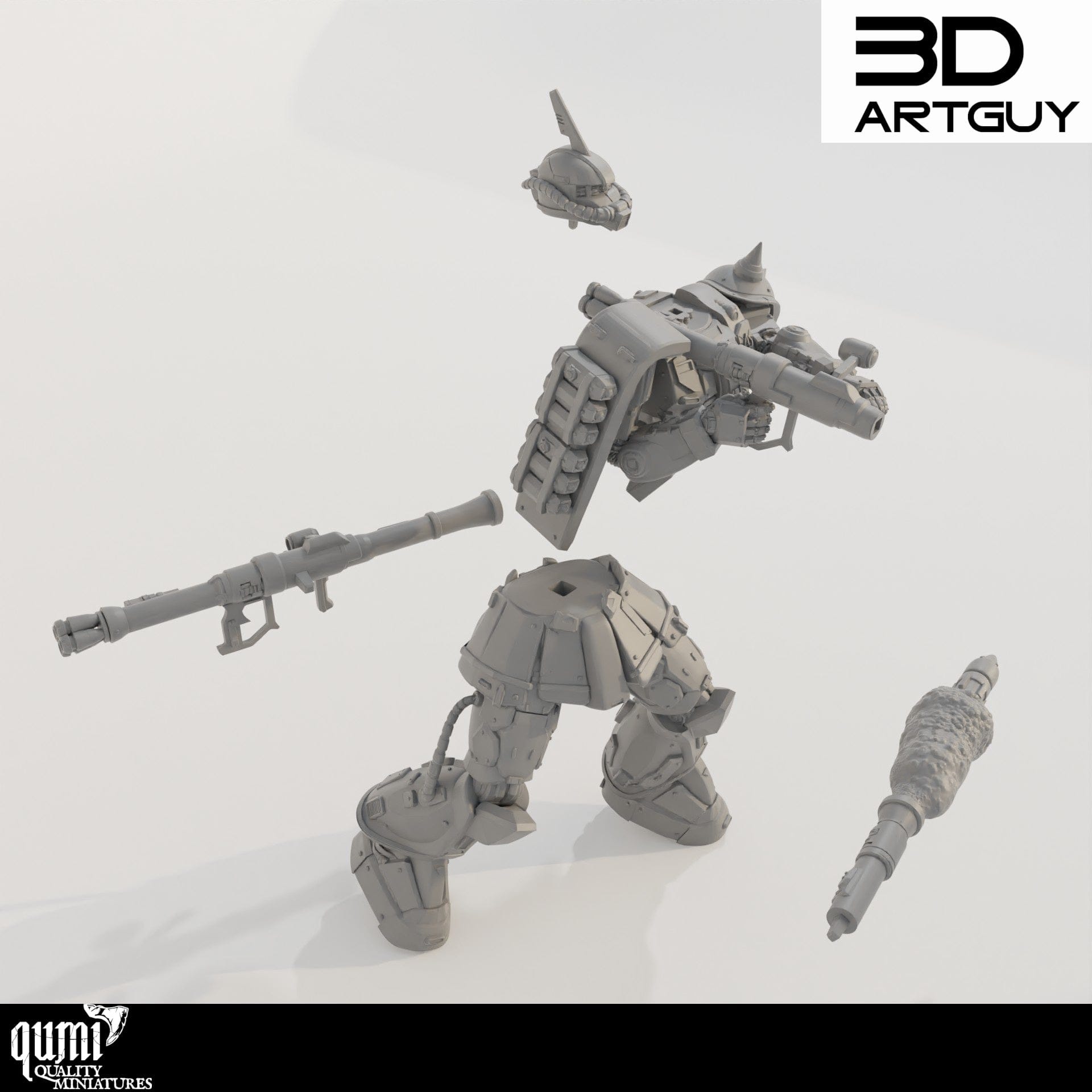 Tabletop RPG Miniature Cyclops Mech - Size L - Qumi Quality Miniatures - Qumi Wargaming Mini Model Figure