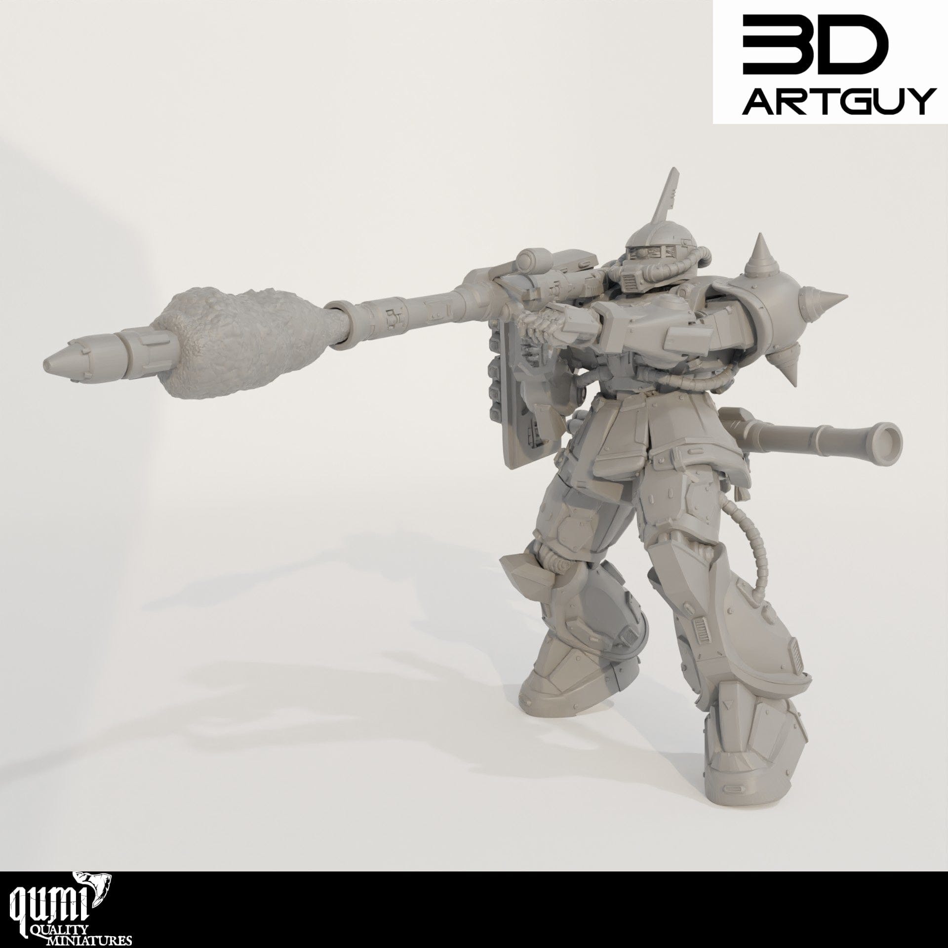 Tabletop RPG Miniature Cyclops Mech - Size L - Qumi Quality Miniatures - Qumi Wargaming Mini Model Figure