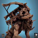 Monster Death Walk Tabletop Miniatures by Qumi, 3D printed resin tabletop miniature for RPGs, wargaming and painting