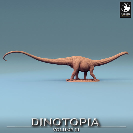 Tabletop RPG Miniature Diplodocus - 32mm Qumi - Rescale Miniatures Quality Miniatures - Qumi Wargaming Mini Model Figure