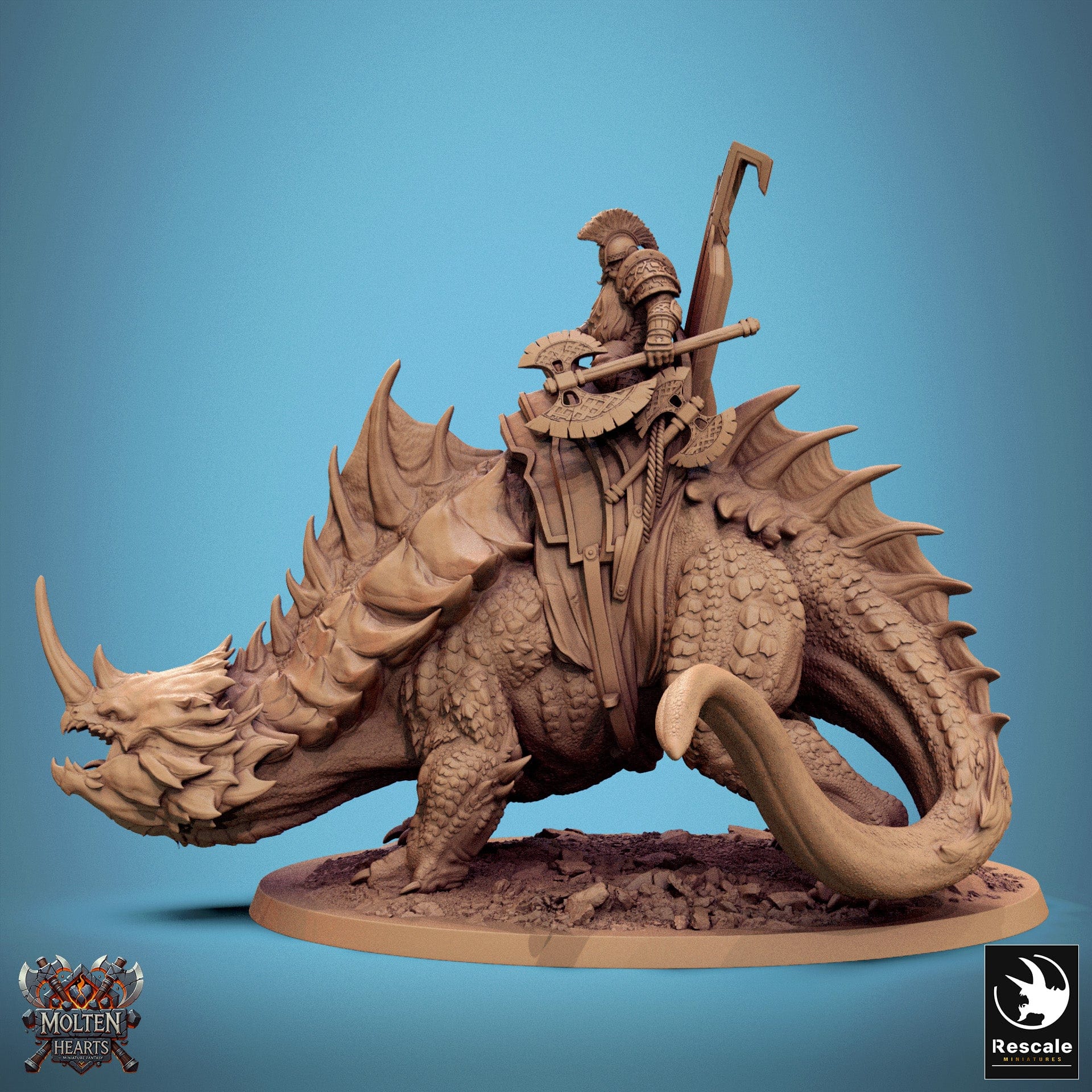 Tabletop RPG Miniature Drakanchor - 32mm Qumi Rescale Miniatures Quality Miniatures - Qumi Wargaming Mini Model Figure