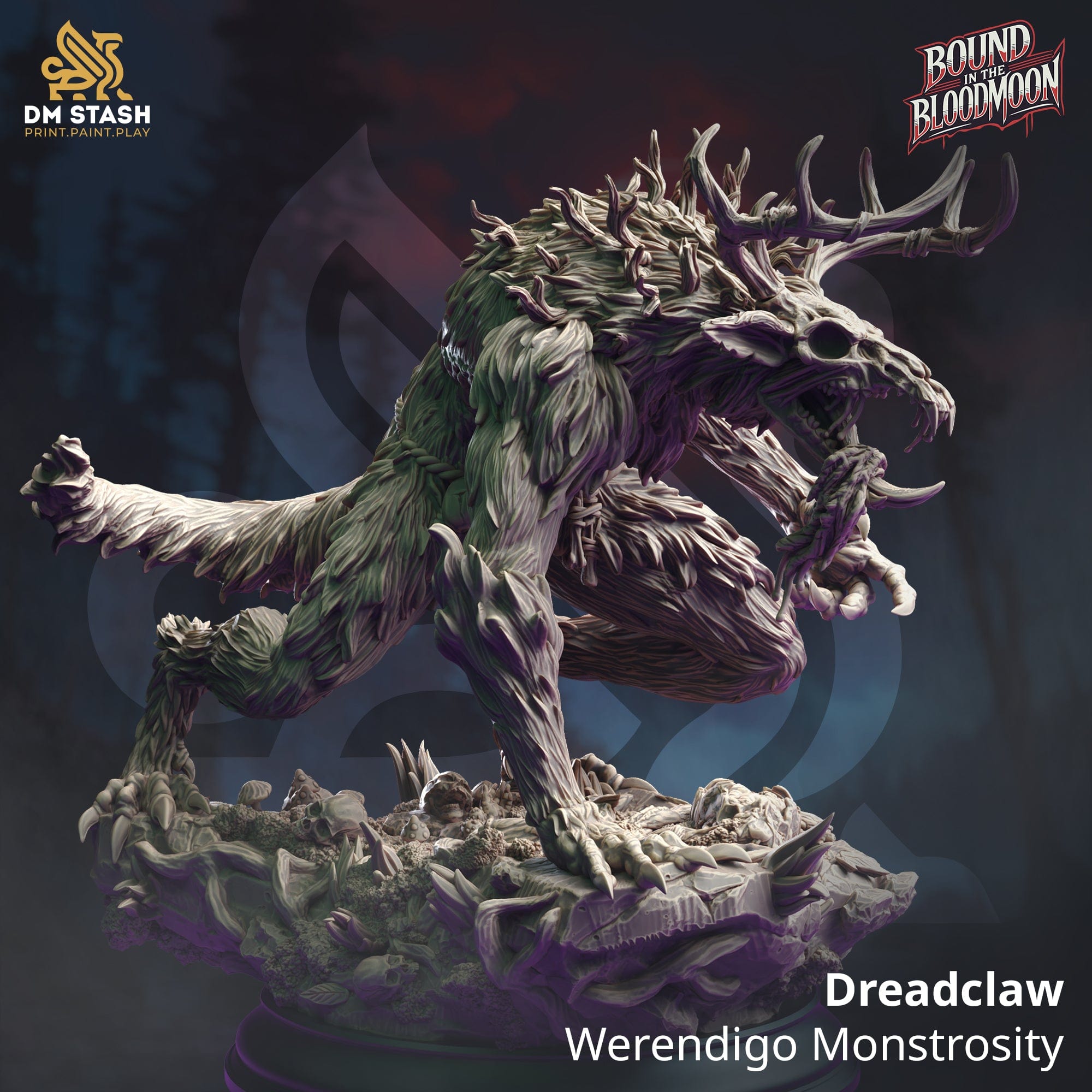Tabletop RPG Miniature Dreadclaw Qumi DM Stash Quality Miniatures - Qumi Wargaming Mini Model Figure