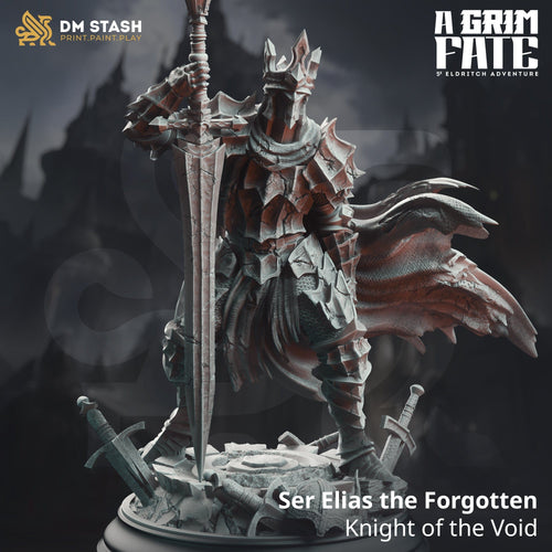 Tabletop Männlicher Ritter Miniatur Elias 32mm 75mm DM Stash