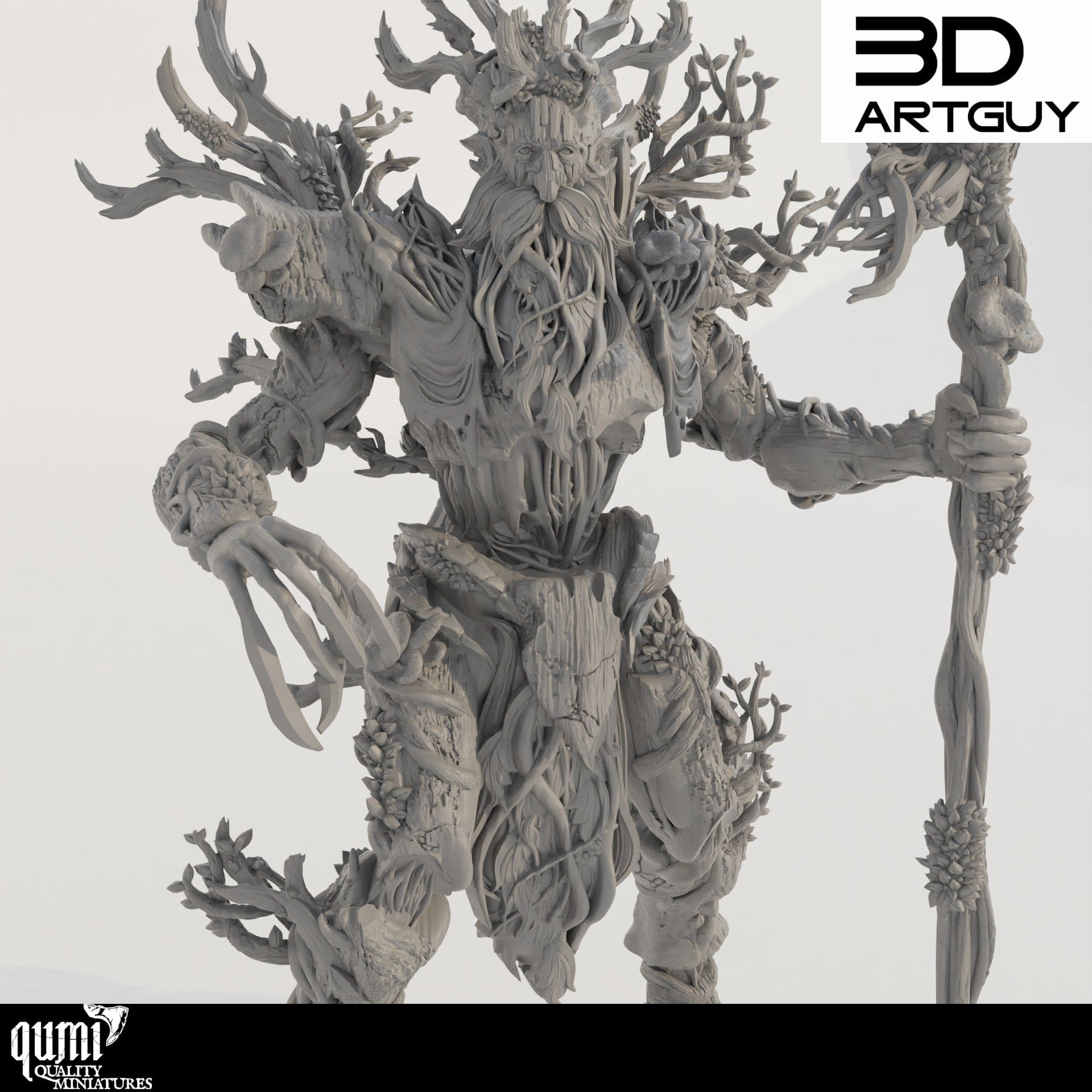 Tabletop RPG Miniature Ent - Size L - Qumi Quality Miniatures - Qumi Wargaming Mini Model Figure