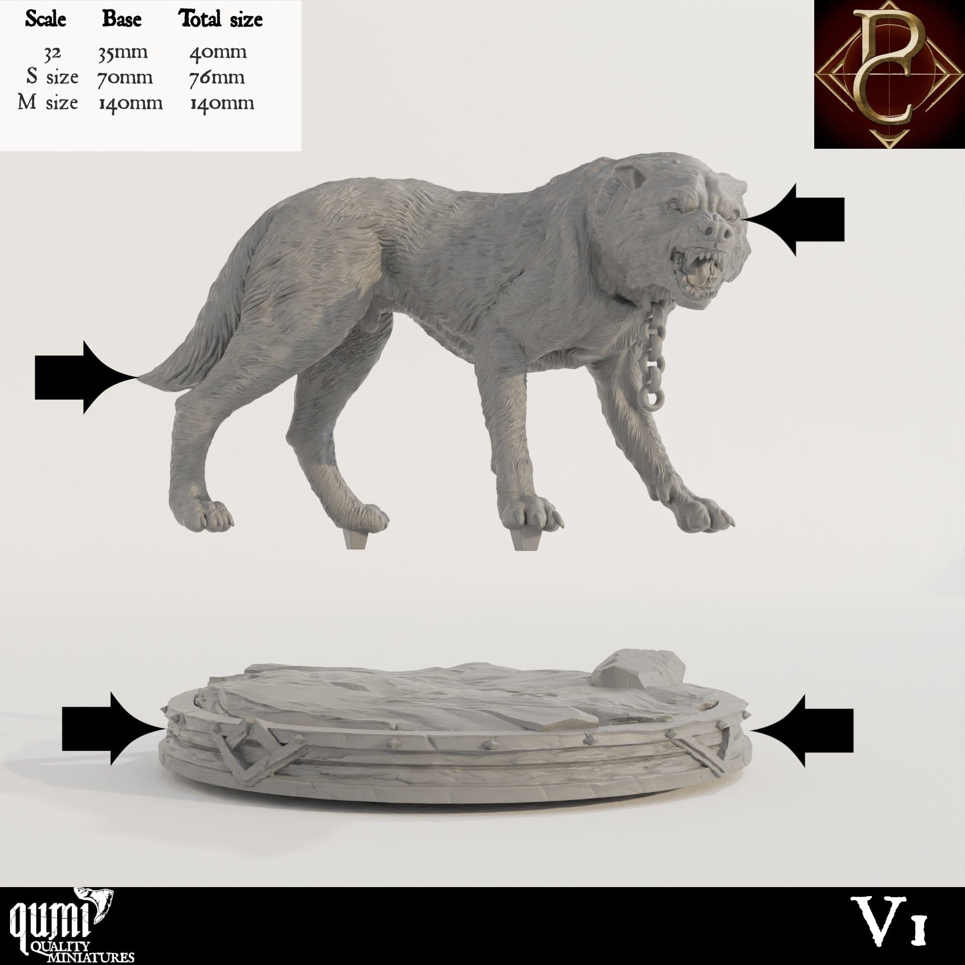 Tabletop RPG Miniature Eon and the child - 32mm Qumi - Parasite Collectibles Quality Miniatures - Qumi Wargaming Mini Model Figure