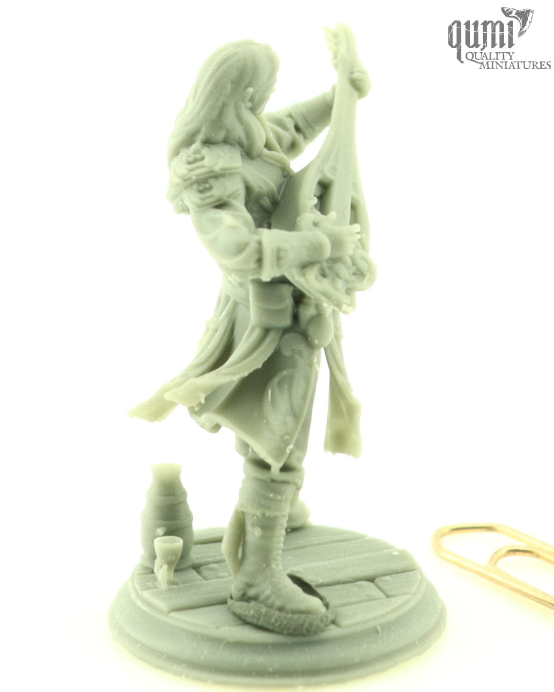 Tabletop RPG Miniature Ereviel - 32mm 75mm Qumi DM Stash Quality Miniatures - Qumi Wargaming Mini Model Figure