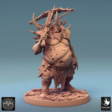 Humanoid Executioner Tabletop Miniatures by Qumi, 3D printed resin tabletop miniature for RPGs, wargaming and painting