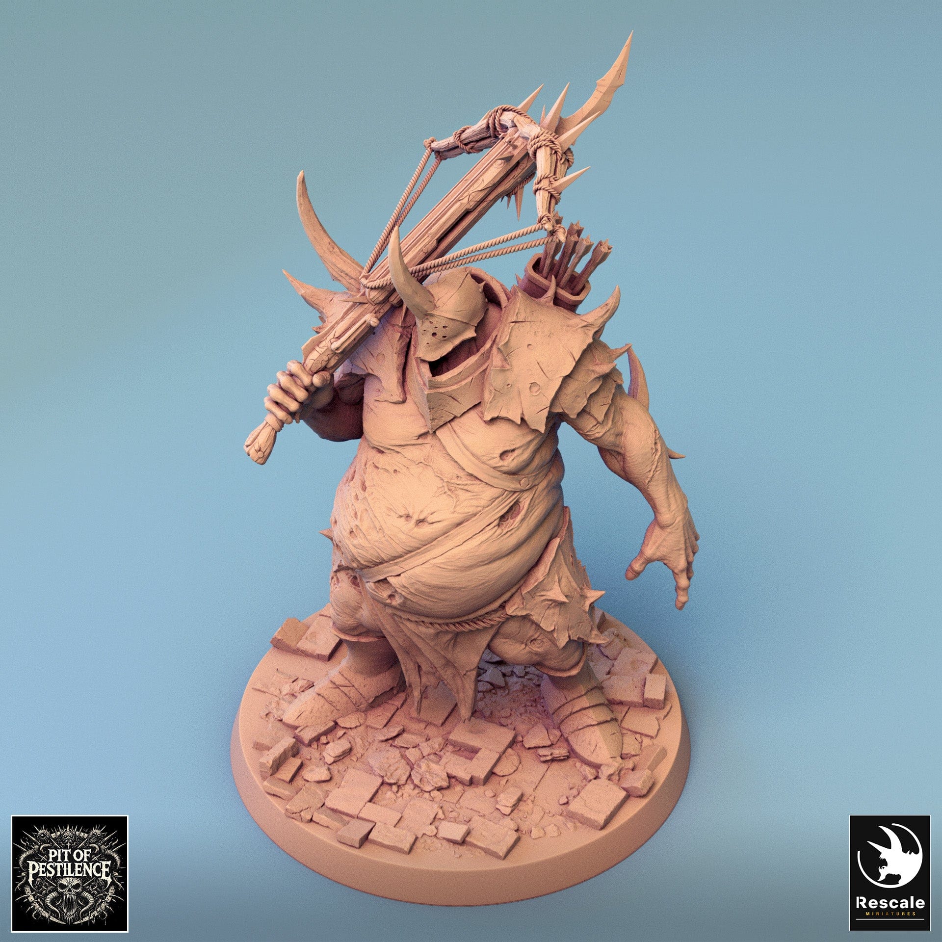 Tabletop RPG Miniature Executioner - 32mm Qumi - Rescale Miniatures Quality Miniatures - Qumi Wargaming Mini Model Figure