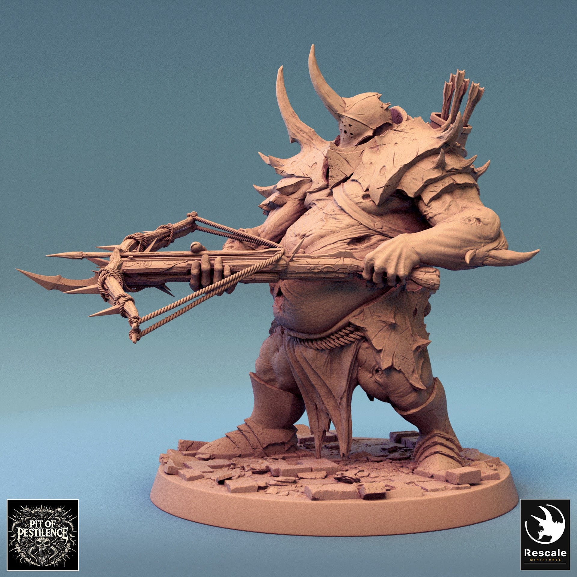 Tabletop RPG Miniature Executioner - 32mm Qumi - Rescale Miniatures Quality Miniatures - Qumi Wargaming Mini Model Figure