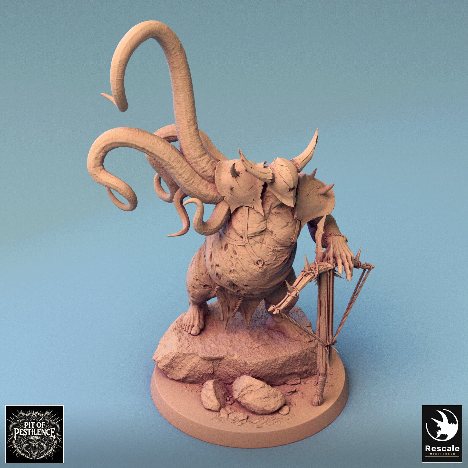 Tabletop RPG Miniature Executioner - 32mm Qumi - Rescale Miniatures Quality Miniatures - Qumi Wargaming Mini Model Figure