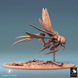 Creature Tabletop Miniature - Fyrionis by Qumi, 3D printed resin tabletop miniature for RPGs, wargaming and painting