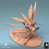 Creature Tabletop Miniature - Fyrionis by Qumi, 3D printed resin tabletop miniature for RPGs, wargaming and painting