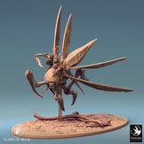 Creature Tabletop Miniature - Fyrionis by Qumi, 3D printed resin tabletop miniature for RPGs, wargaming and painting