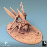 Creature Tabletop Miniature - Fyrionis by Qumi, 3D printed resin tabletop miniature for RPGs, wargaming and painting