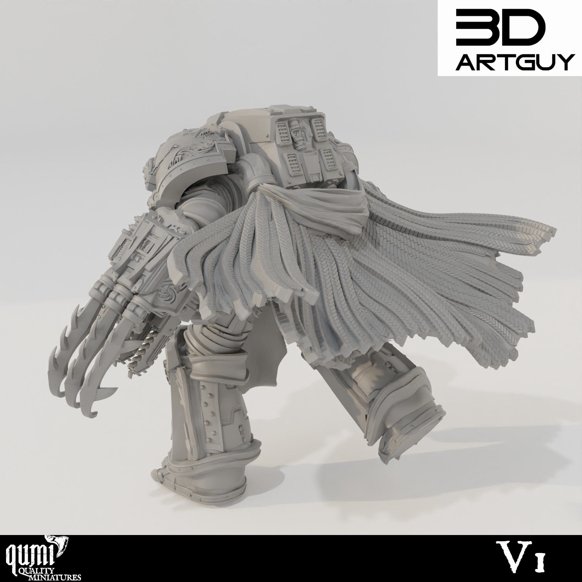 Tabletop RPG Miniature Giant Shark - Qumi Quality Miniatures - Qumi Wargaming Mini Model Figure