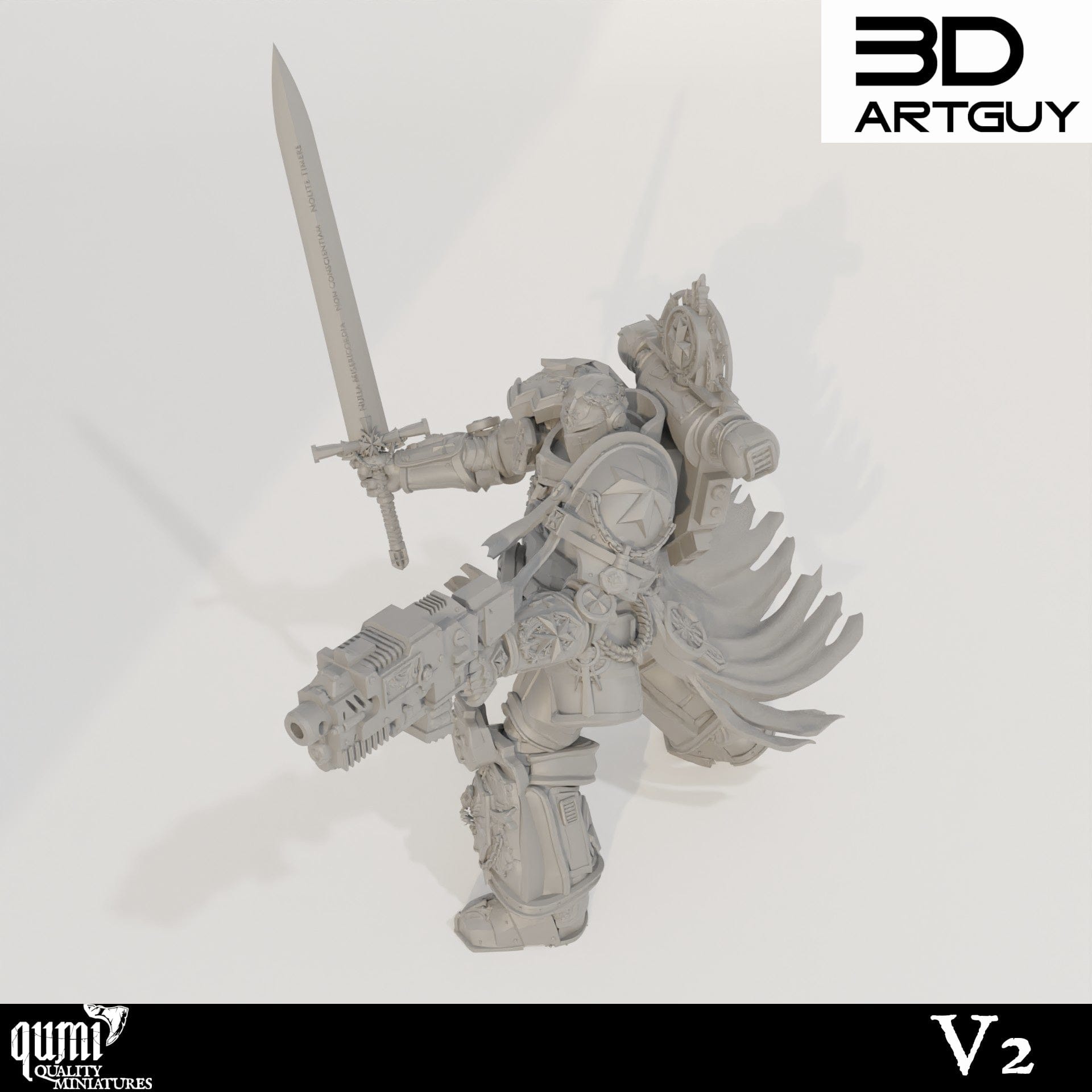 Tabletop RPG Miniature Goat - Qumi - 3D ArtGuy Quality Miniatures - Qumi Wargaming Mini Model Figure