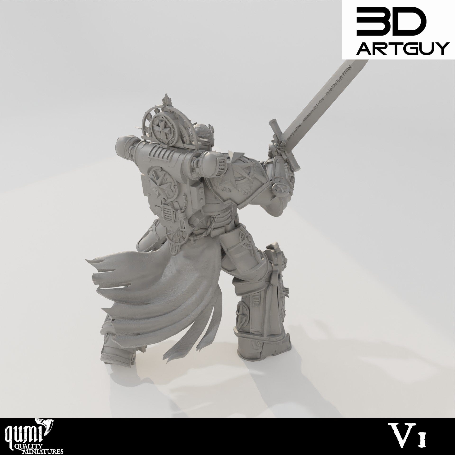 Tabletop RPG Miniature Goat - Qumi - 3D ArtGuy Quality Miniatures - Qumi Wargaming Mini Model Figure
