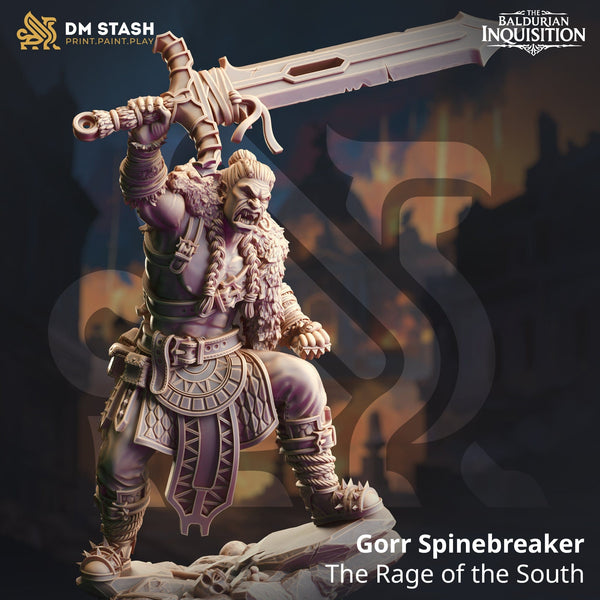 Tabletop Halborc Miniatur Gorr 32mm 75mm DM Stash