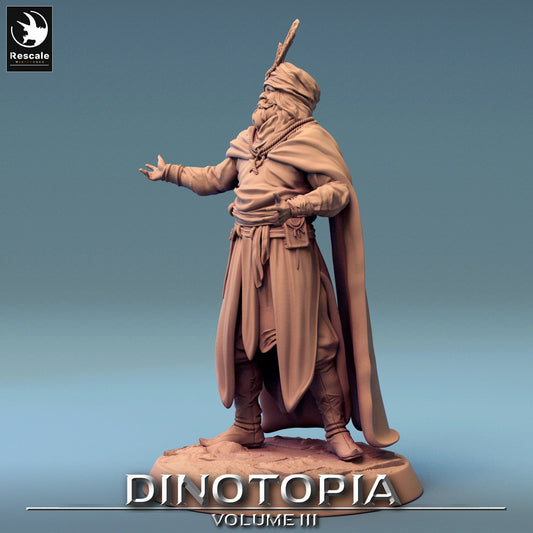 Tabletop RPG Miniature Haggle Lord - 32mm Qumi - Rescale Miniatures Quality Miniatures - Qumi Wargaming Mini Model Figure
