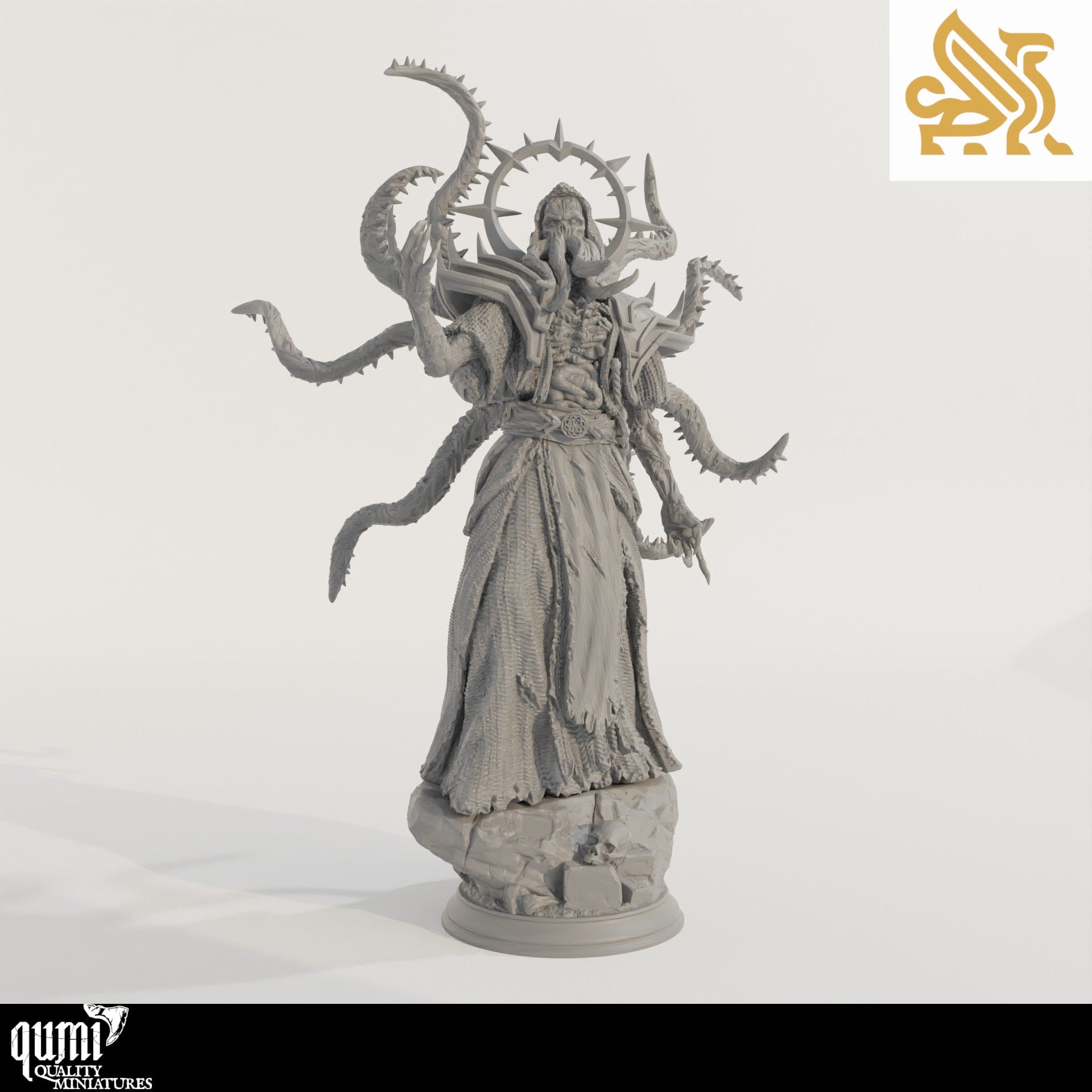 Tabletop RPG Miniature Hendrak - 32mm 75mm Qumi - DM Stash Quality Miniatures - Qumi Wargaming Mini Model Figure