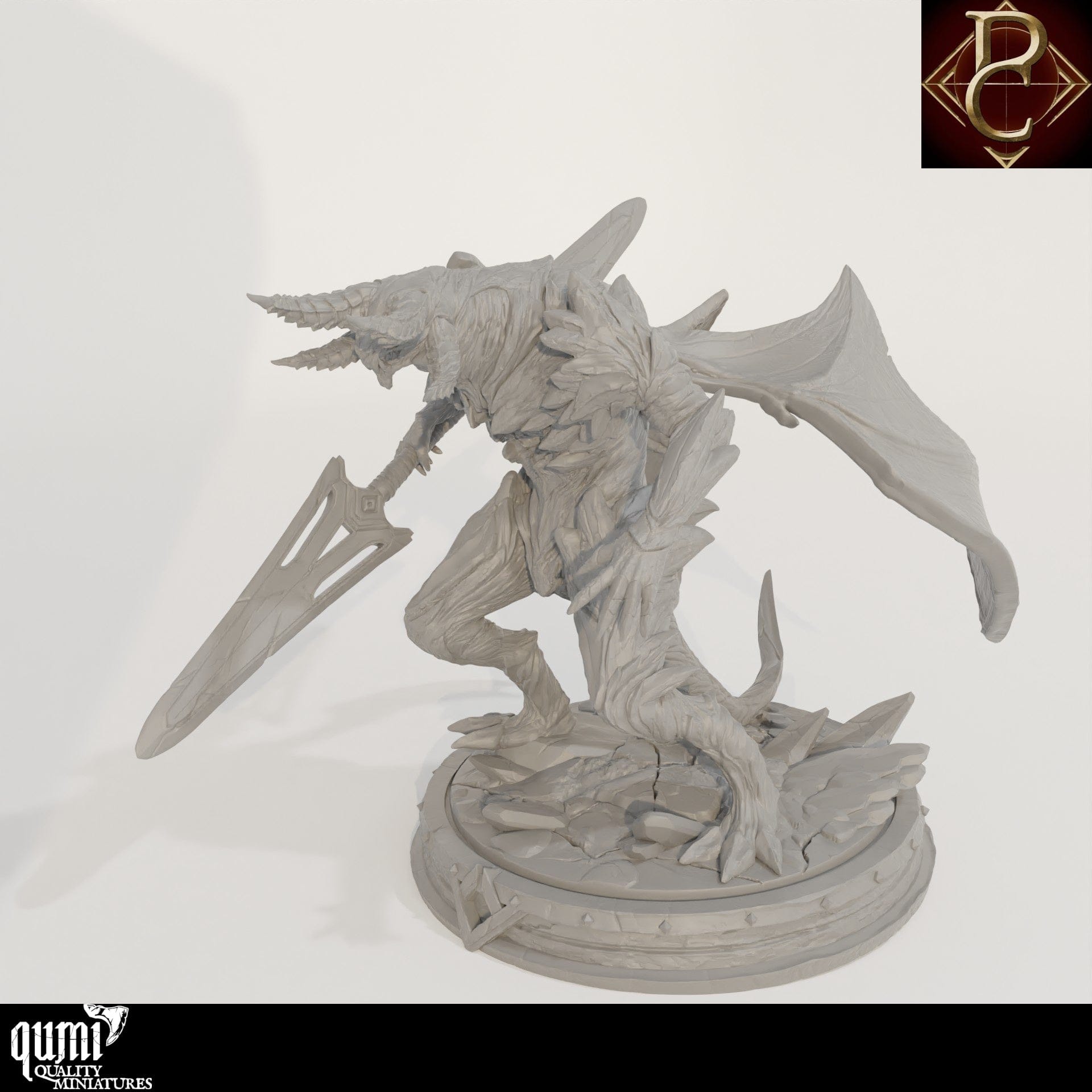 Tabletop RPG Miniature Irgren, Azghorath's will - 32mm up to XL Size - Qumi - Parasite Collectibles Quality Miniatures - Qumi Wargaming Mini Model Figure
