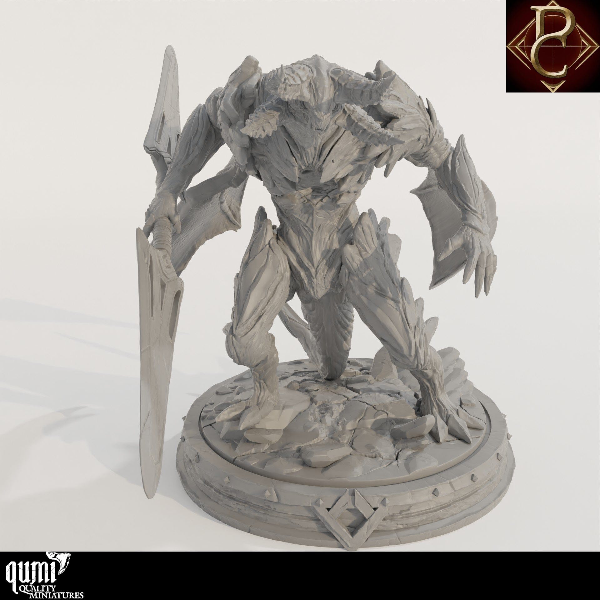 Tabletop RPG Miniature Irgren, Azghorath's will - 32mm up to XL Size - Qumi - Parasite Collectibles Quality Miniatures - Qumi Wargaming Mini Model Figure