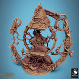 Creature Tabletop Miniature - Ixakar by Qumi, 3D printed resin tabletop miniature for RPGs, wargaming and painting