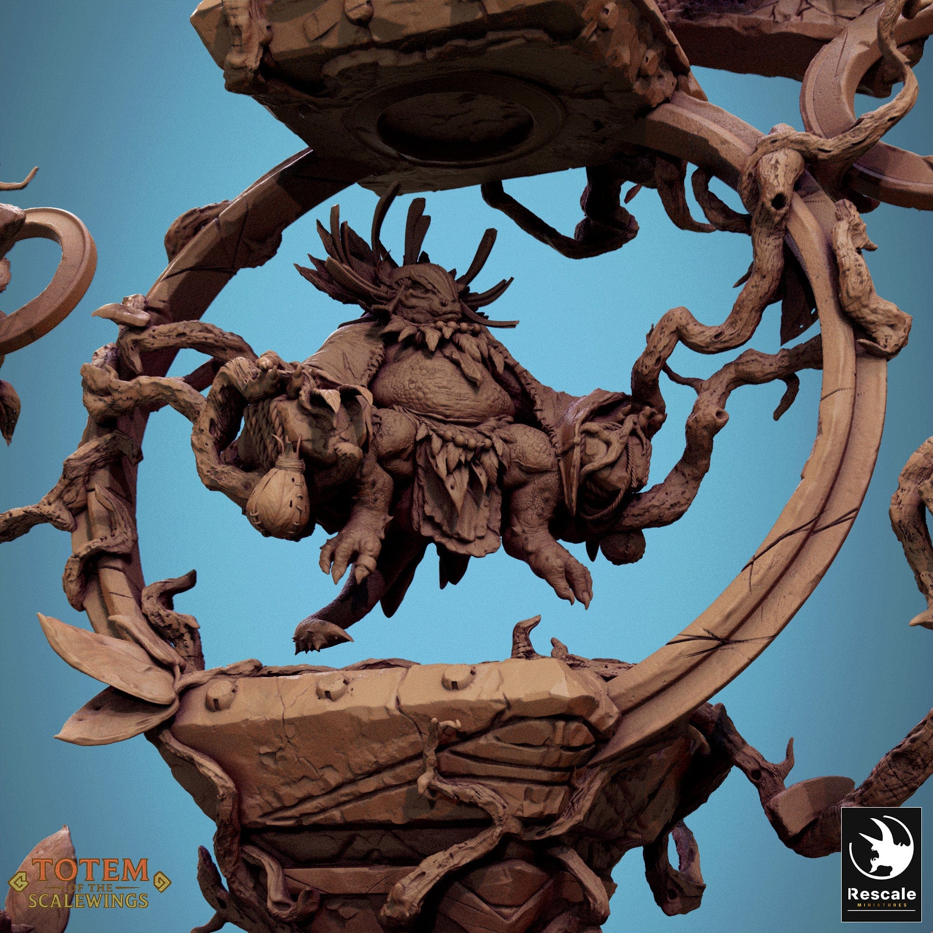 Tabletop RPG Miniature Ixakar 32mm Qumi Rescale Miniatures Creatures Quality Miniatures - Qumi Wargaming Mini Model Figure