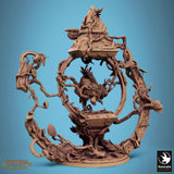 Creature Tabletop Miniature - Ixakar by Qumi, 3D printed resin tabletop miniature for RPGs, wargaming and painting