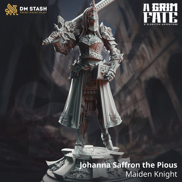 Tabletop Weibliche Paladin Miniatur Johanna S DM Stash