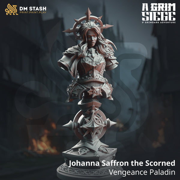 Tabletop RPG Miniature Johanna Saffron the Scorned BUST Qumi DM Stash