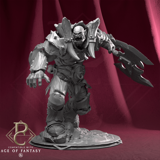 Tabletop RPG Miniature Kodark on foot, The Conqueror Qumi Parasite Collectibles Quality Miniatures - Qumi Wargaming Mini Model Figure