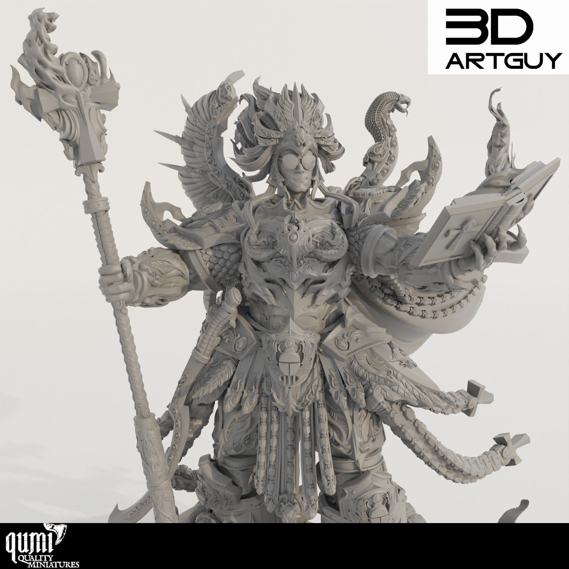 Tabletop RPG Miniature Magical Giant - Qumi Quality Miniatures - Qumi Wargaming Mini Model Figure