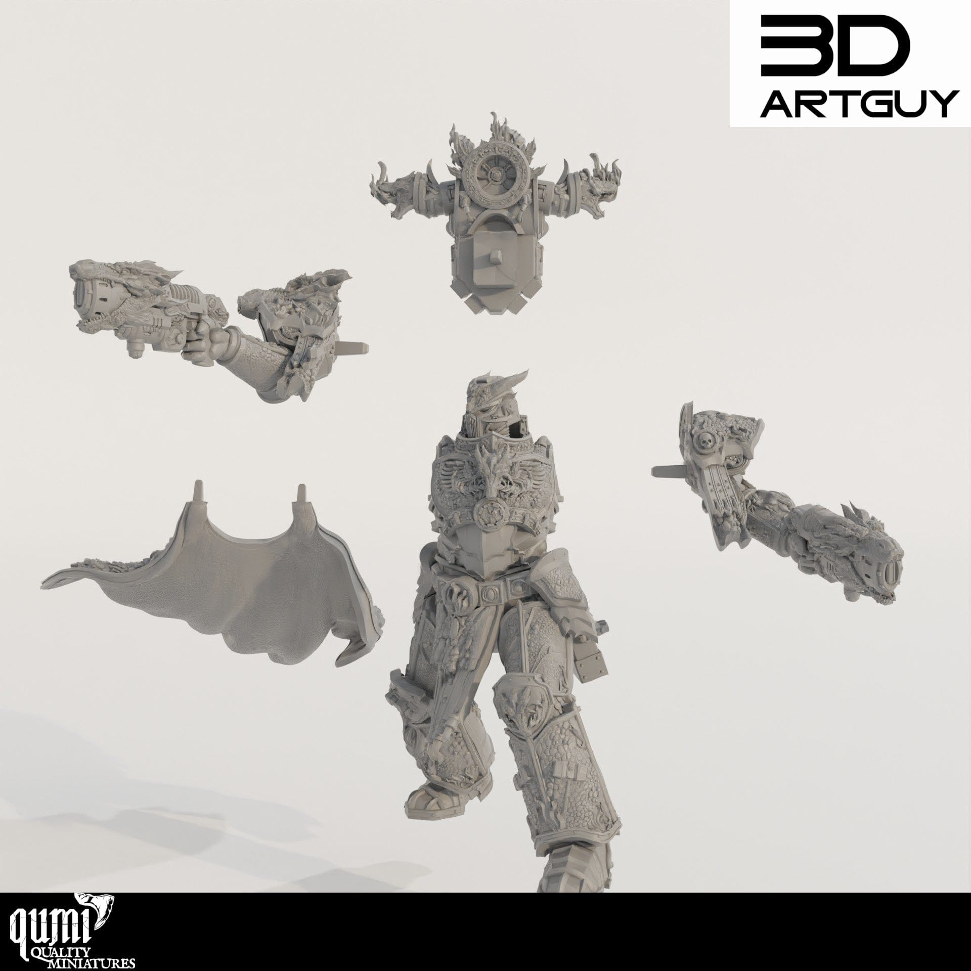 Tabletop RPG Miniature Master Smith - Qumi Quality Miniatures - Qumi Wargaming Mini Model Figure