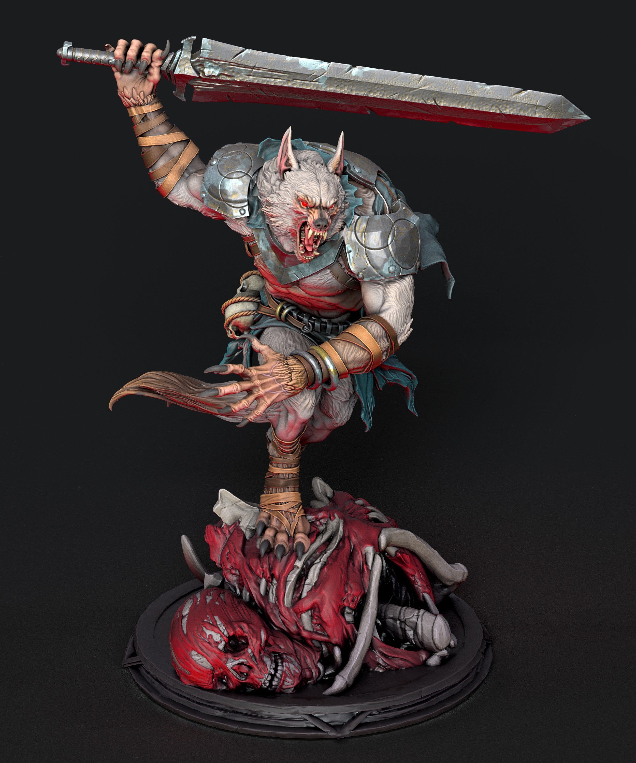 Tabletop RPG Miniature Mat Ador - 32mm XL Size Qumi Parasite Collectibles Quality Miniatures - Qumi Wargaming Mini Model Figure