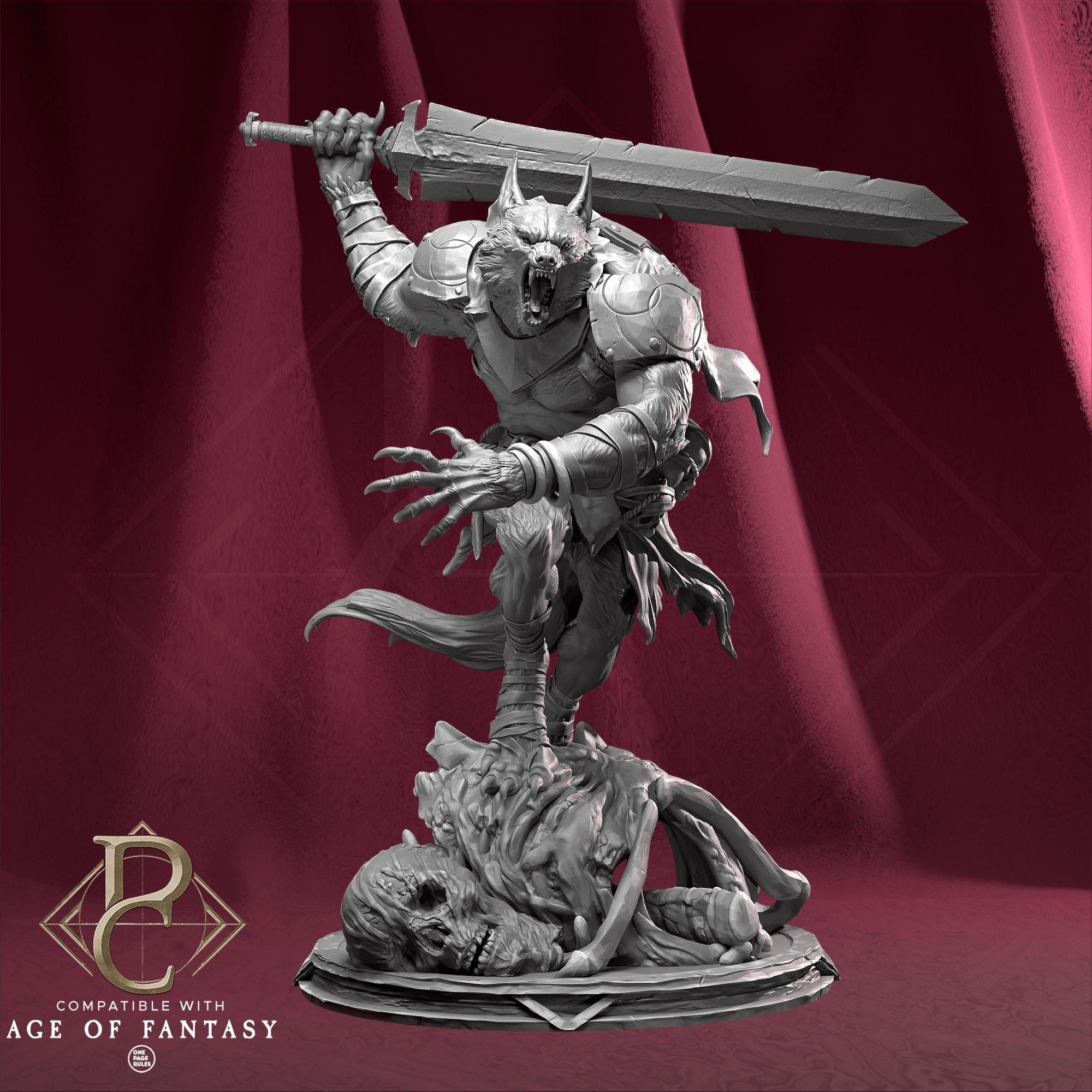 Tabletop RPG Miniature Mat Ador - 32mm XL Size Qumi Parasite Collectibles Quality Miniatures - Qumi Wargaming Mini Model Figure