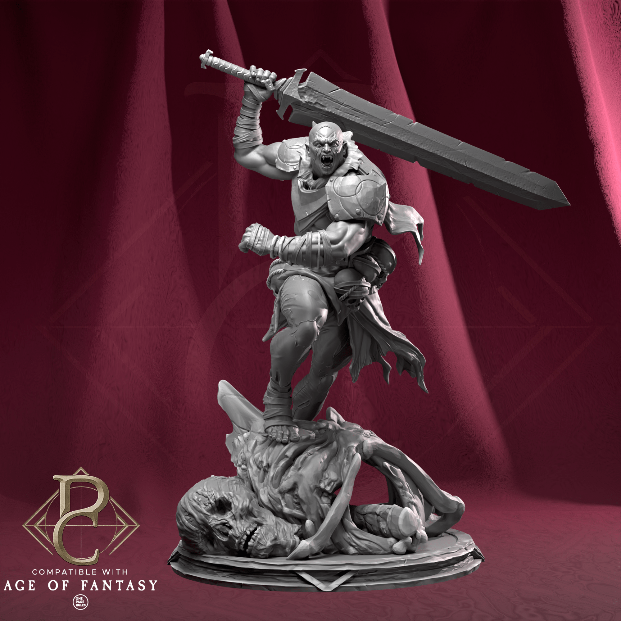 Tabletop RPG Miniature Mat Ador - 32mm XL Size Qumi Parasite Collectibles Quality Miniatures - Qumi Wargaming Mini Model Figure