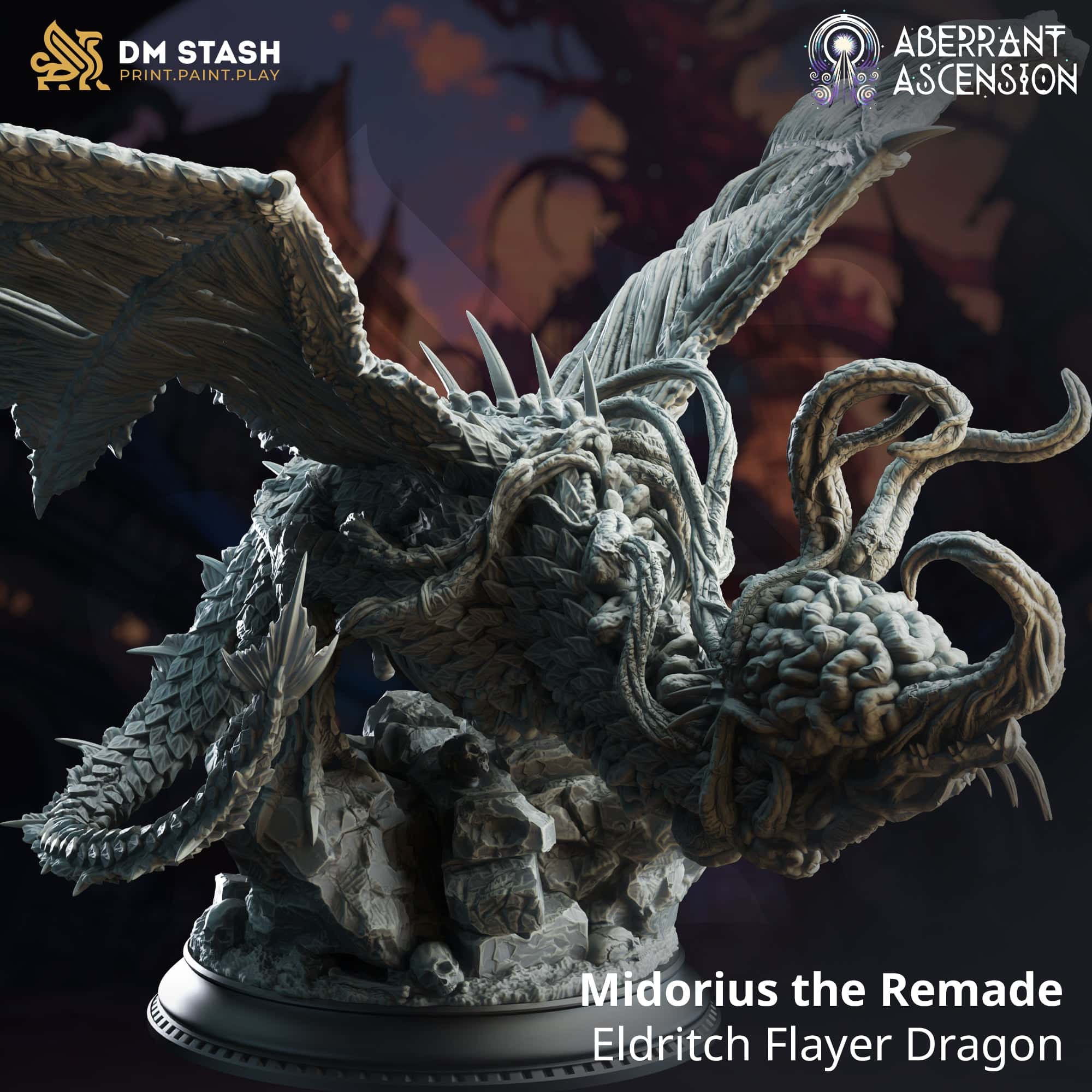 Tabletop RPG Miniature Midorius the Remade  32mm Qumi - DM Stash Quality Miniatures - Qumi Wargaming Mini Model Figure