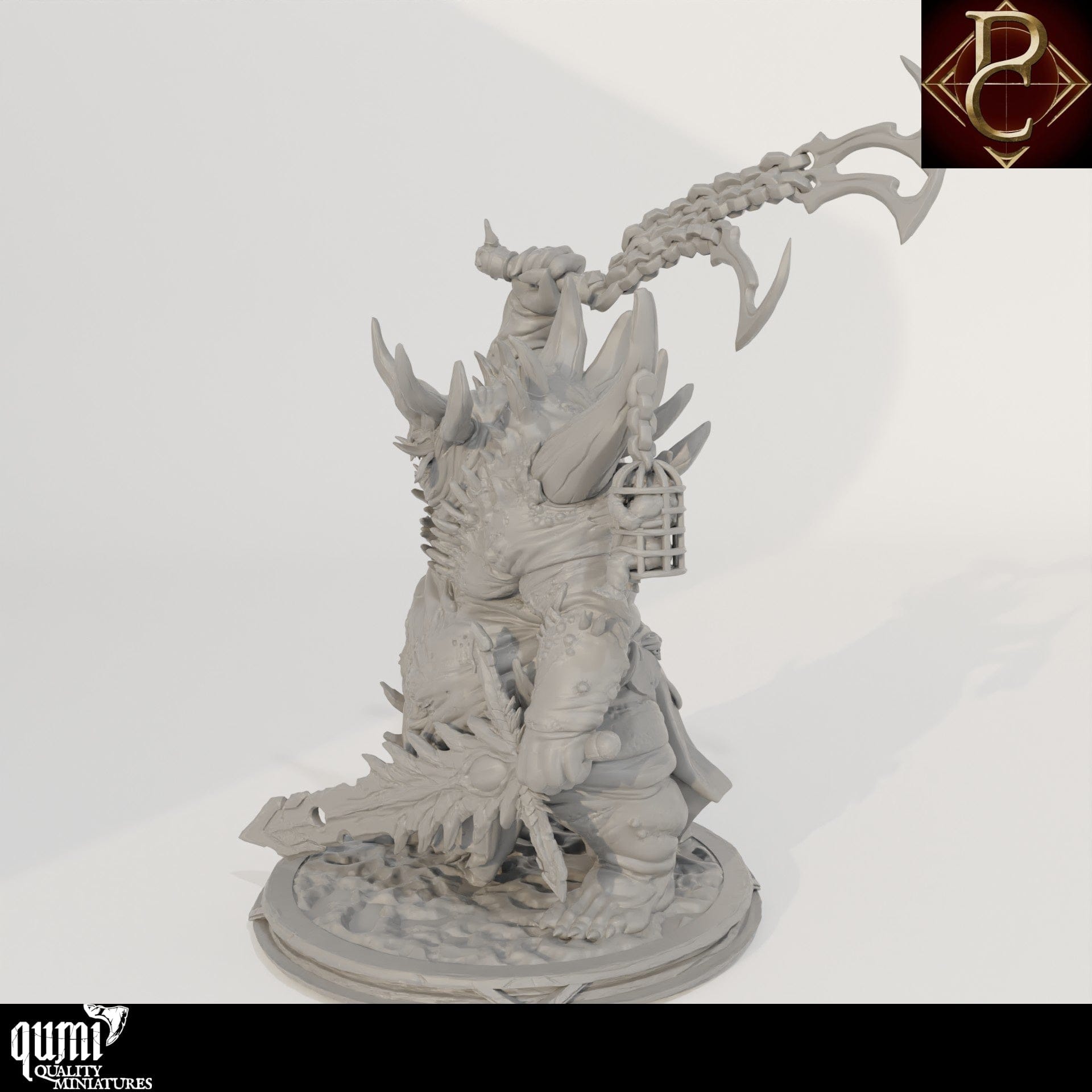 Tabletop RPG Miniature Necrotic - 32mm - Qumi Quality Miniatures - Qumi Wargaming Mini Model Figure