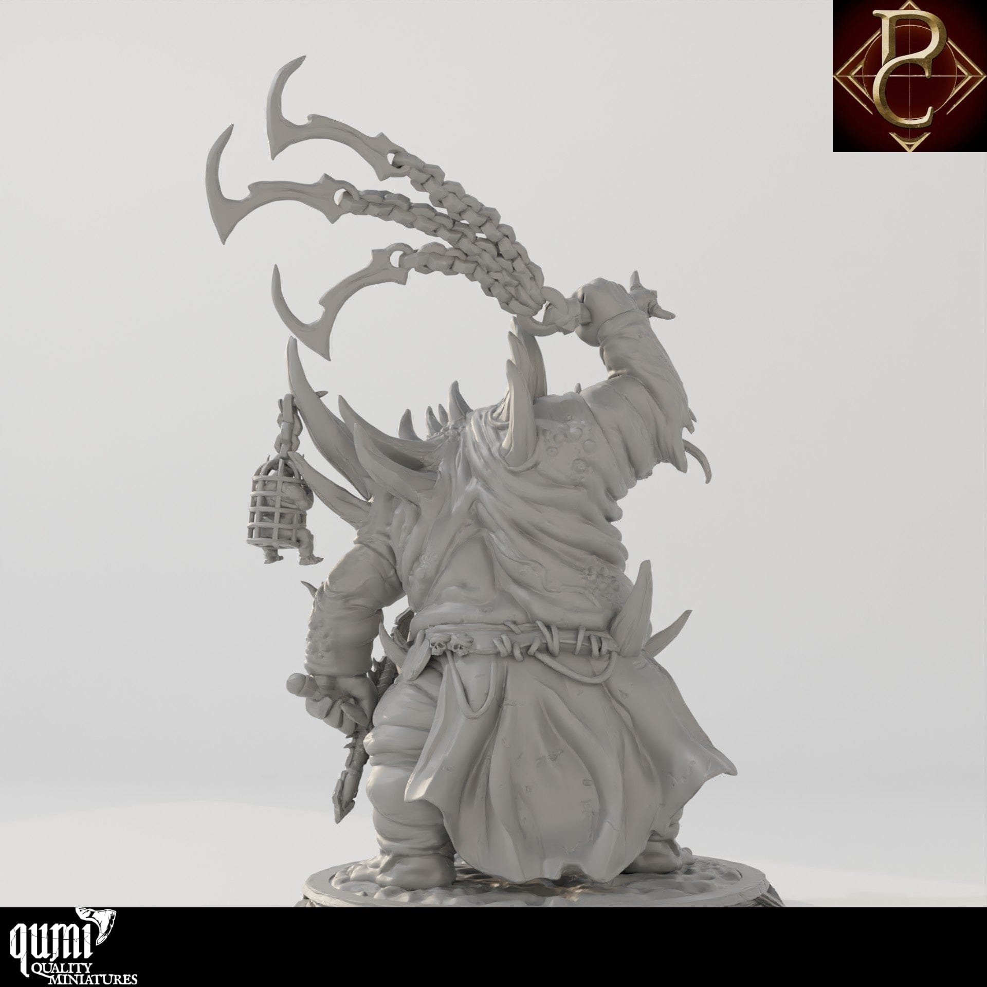Tabletop RPG Miniature Necrotic - 32mm - Qumi Quality Miniatures - Qumi Wargaming Mini Model Figure