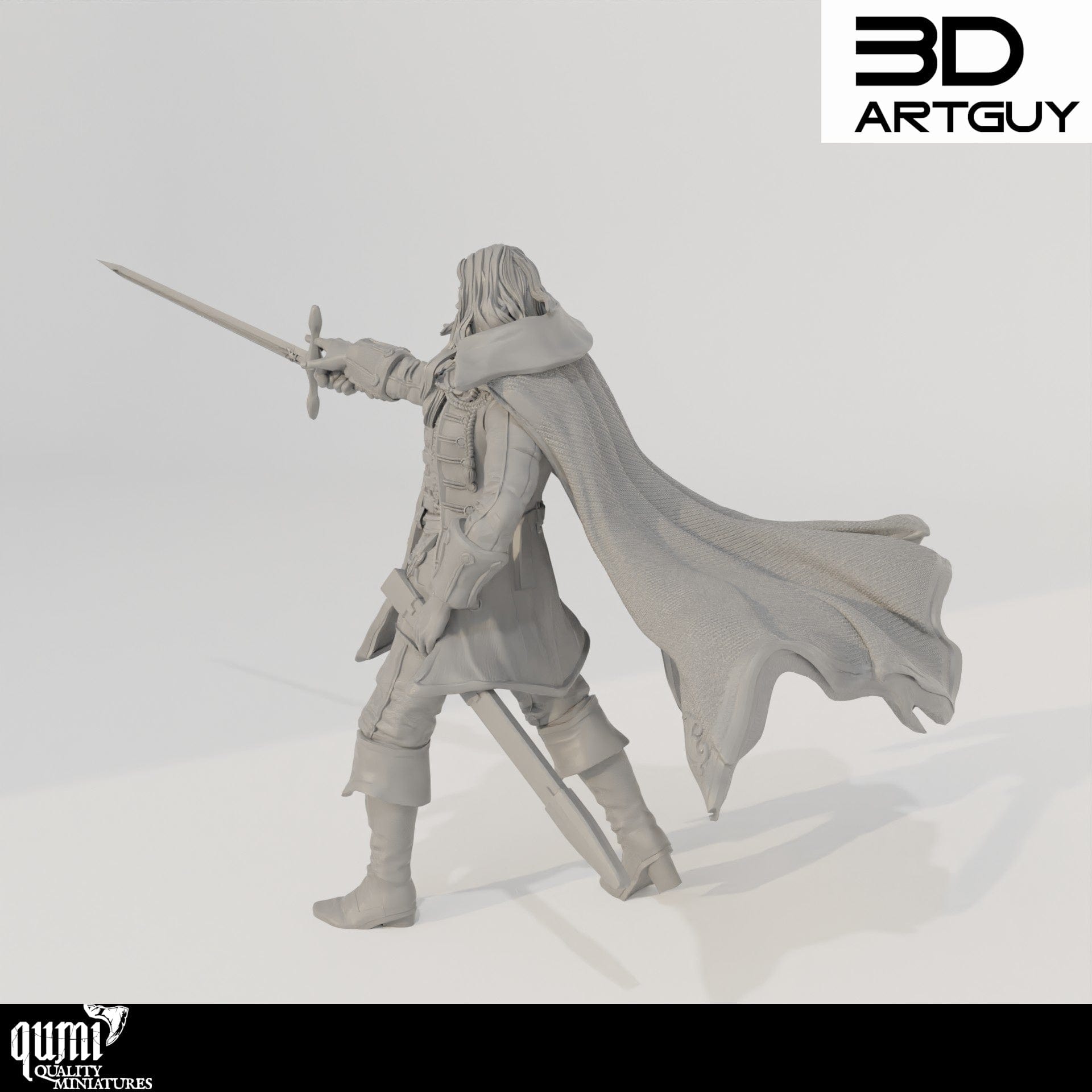 Tabletop RPG Miniature Noble - Qumi Quality Miniatures - Qumi Wargaming Mini Model Figure