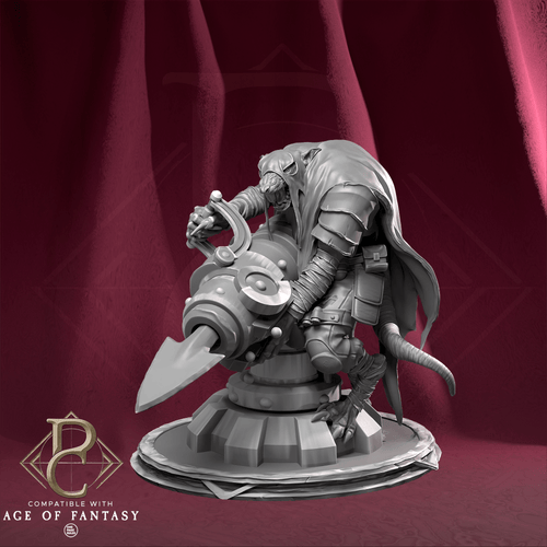 Fantasy Kreatur Miniatur Ratte 32mm Parasite Collectibles