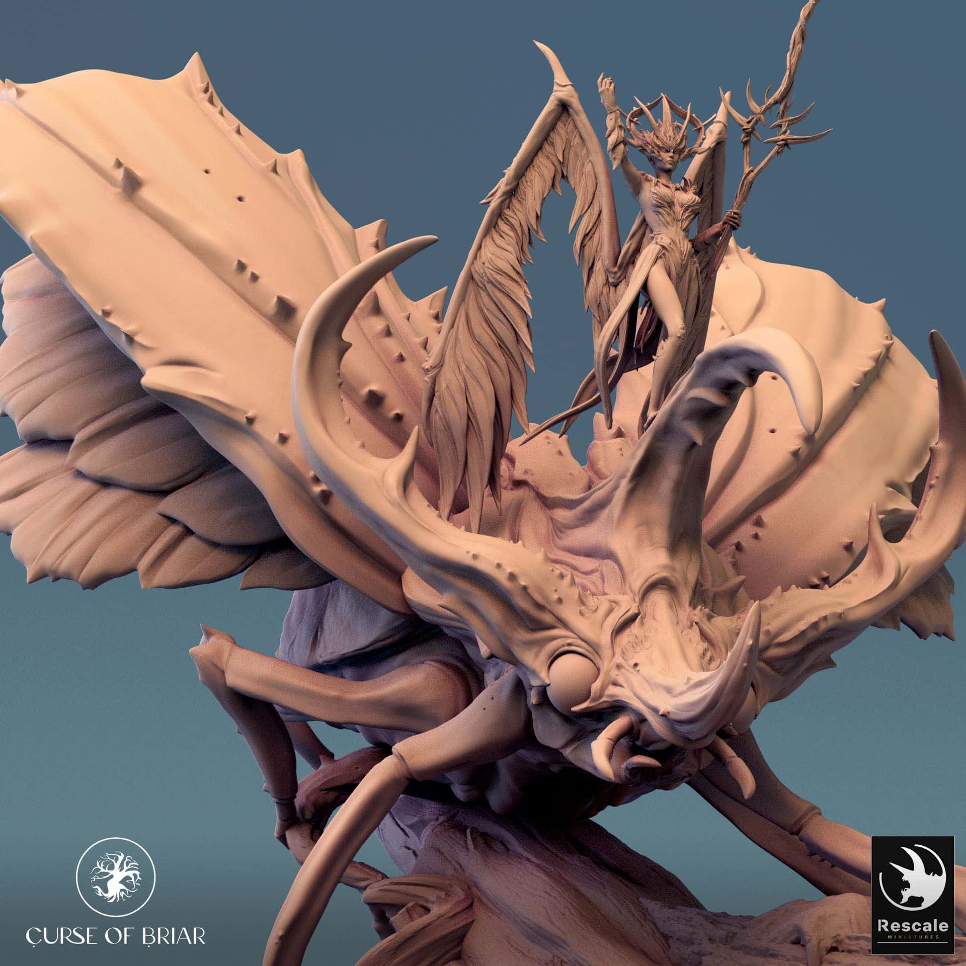 Tabletop RPG Miniature Royal Fae - 32mm Qumi - Rescale Miniatures Quality Miniatures - Qumi Wargaming Mini Model Figure