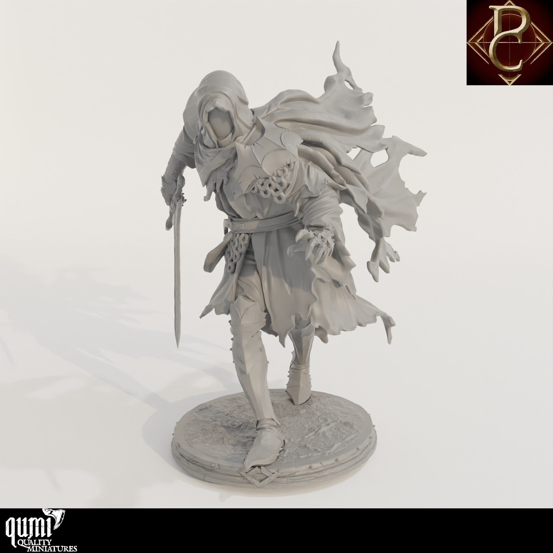 Tabletop RPG Miniature Savarkar - 32mm to XL Size - Qumi - Parasite Collectibles Quality Miniatures - Qumi Wargaming Mini Model Figure