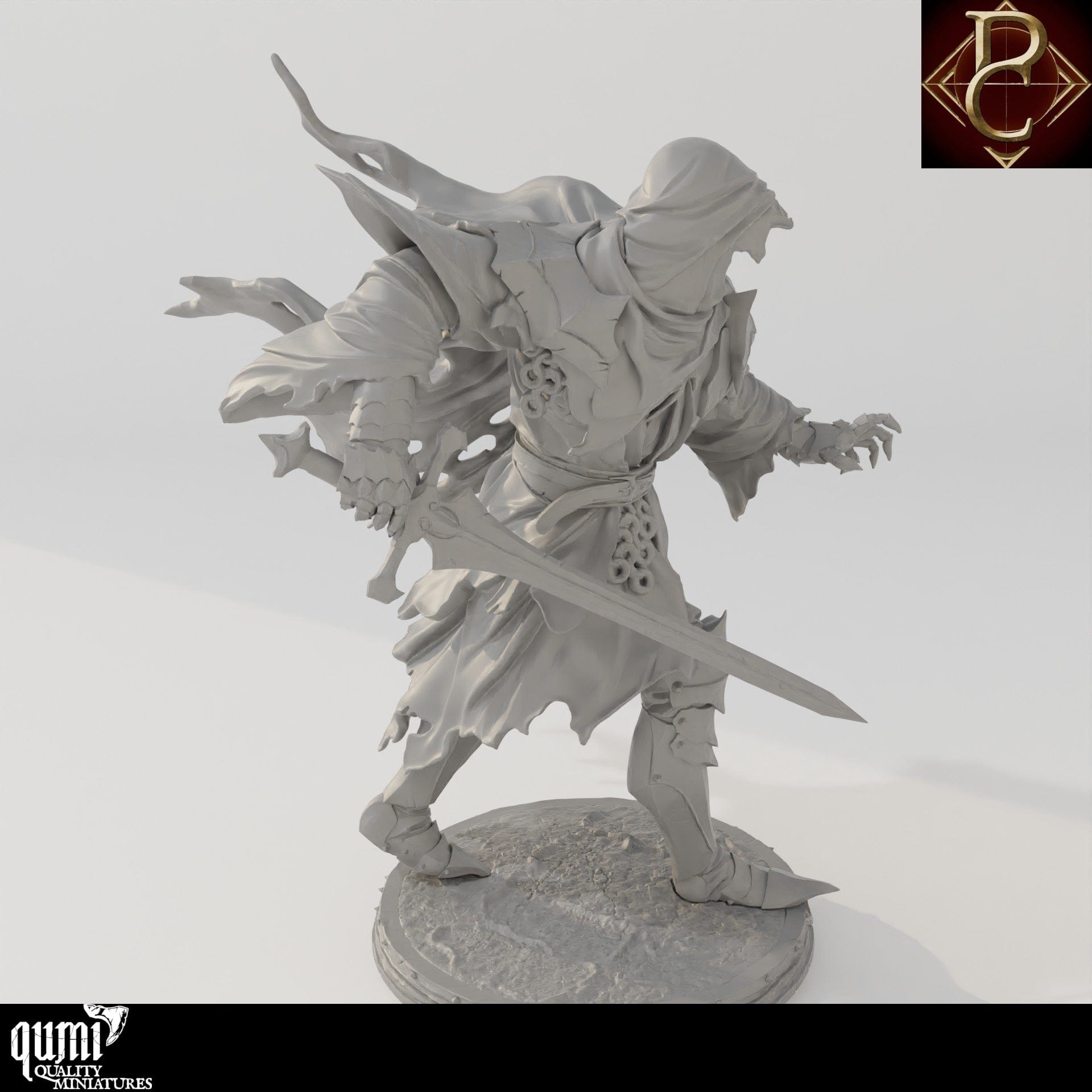 Tabletop RPG Miniature Savarkar - 32mm to XL Size - Qumi - Parasite Collectibles Quality Miniatures - Qumi Wargaming Mini Model Figure