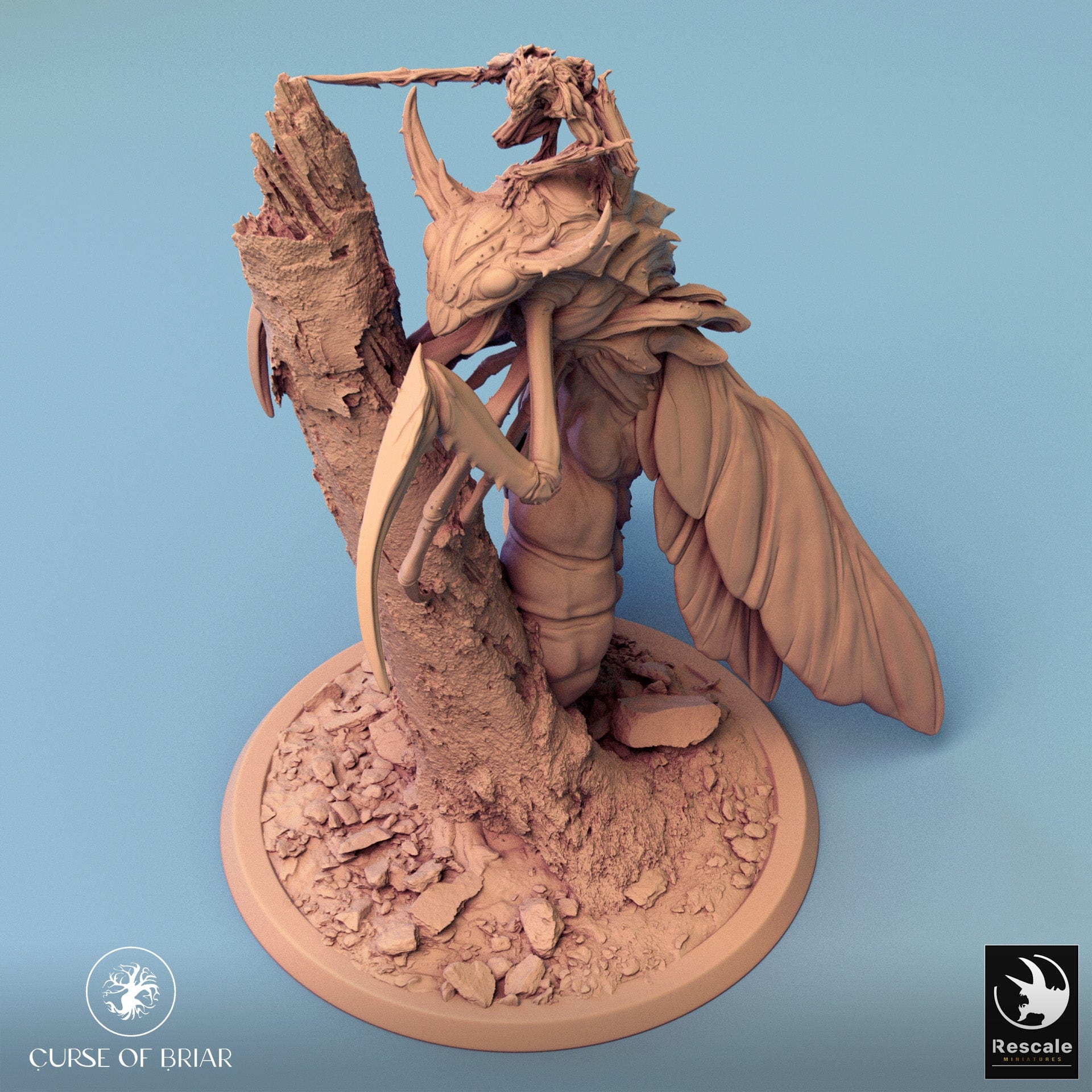 Tabletop RPG Miniature Skycutter - 32mm Qumi - Rescale Miniatures Quality Miniatures - Qumi Wargaming Mini Model Figure