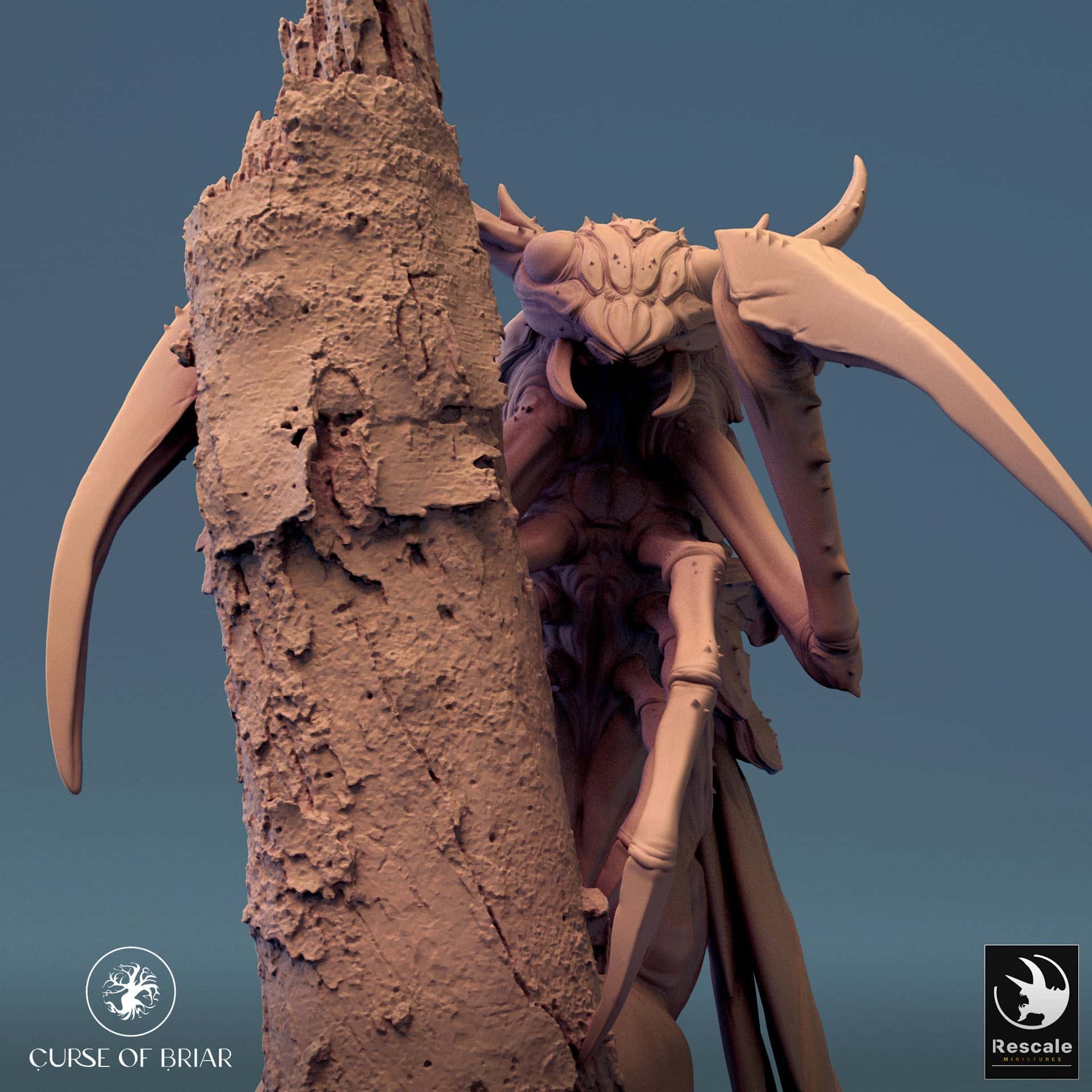 Tabletop RPG Miniature Skycutter - 32mm Qumi - Rescale Miniatures Quality Miniatures - Qumi Wargaming Mini Model Figure