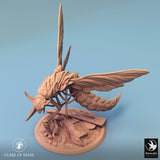 Creature Tabletop Miniature - Skycutter by Qumi, 3D printed resin tabletop miniature for RPGs, wargaming and painting