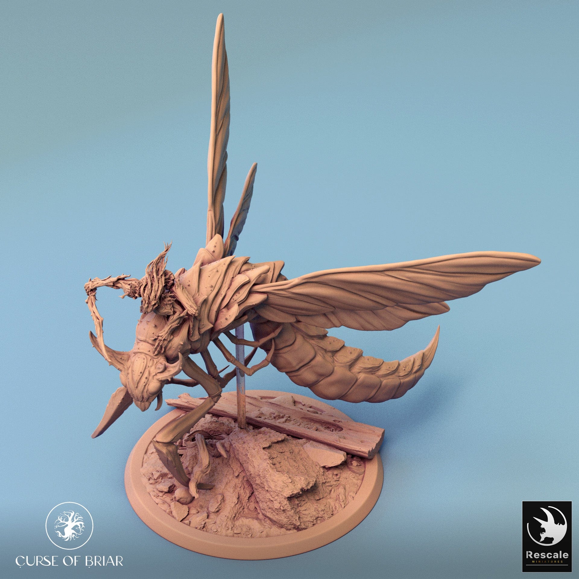 Tabletop RPG Miniature Skycutter - 32mm Qumi - Rescale Miniatures Quality Miniatures - Qumi Wargaming Mini Model Figure