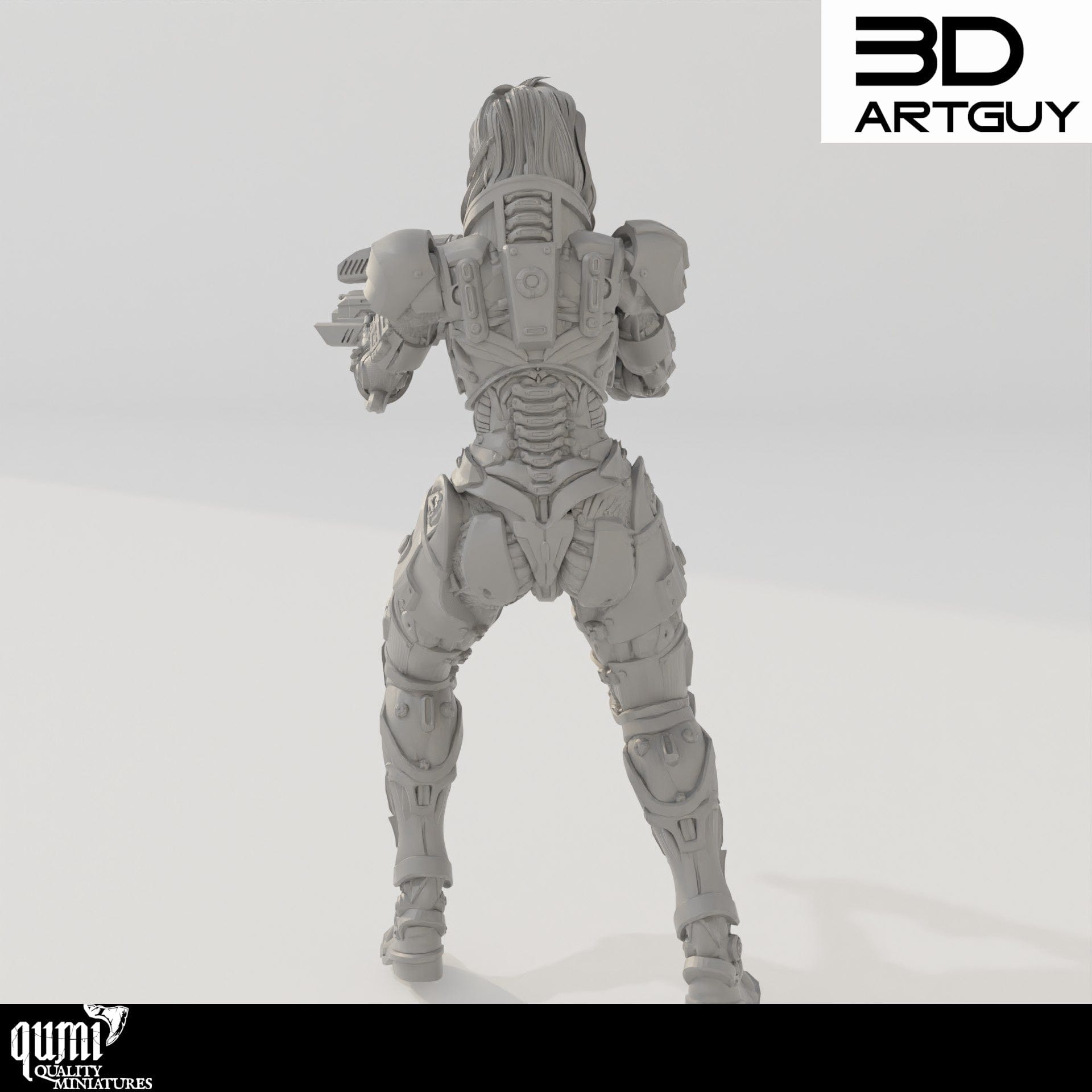 Tabletop RPG Miniature Space Commander - Qumi Quality Miniatures - Qumi Wargaming Mini Model Figure